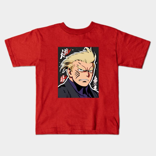 Donald Trump(Donarudo toranpu)02 Kids T-Shirt by Shaff wang